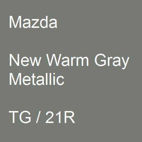 Mazda, New Warm Gray Metallic, TG / 21R.